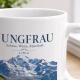 Tasse »Jungfrau Schnee, Weite, Alpenluft. 4.158 m«