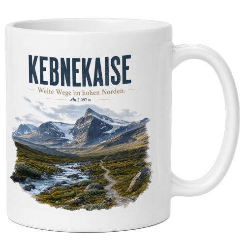 Tasse »Kebnekaise Weite Wege im hohen Norden. 2.097...