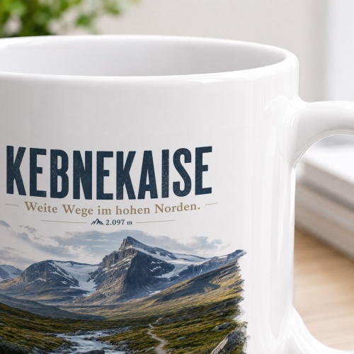 Tasse »Kebnekaise Weite Wege im hohen Norden. 2.097 m«