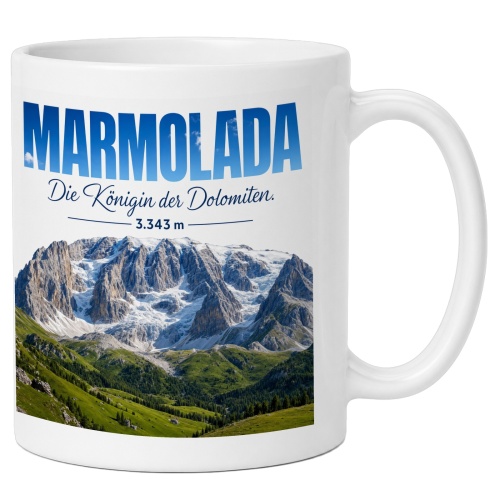 Tasse »Marmolada Die Königin der Dolomiten....