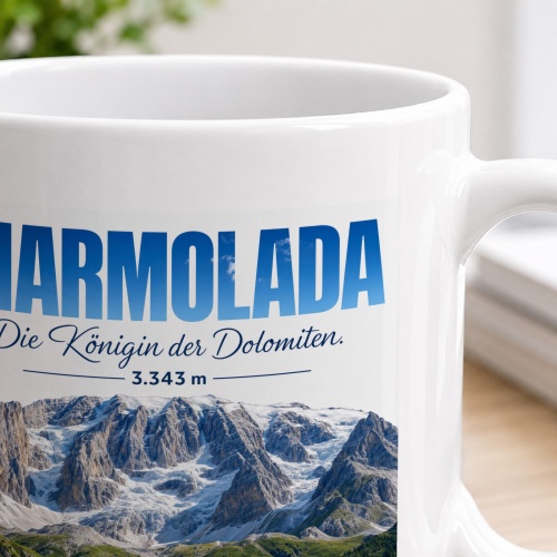 Tasse »Marmolada Die Königin der Dolomiten. 3.343 m«