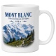 Tasse »Mont Blanc Über den Dächern der Alpen. 4.810 m«