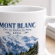 Tasse »Mont Blanc Über den Dächern der Alpen. 4.810 m«
