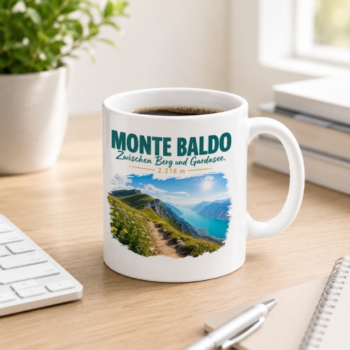 Tasse »Monte Baldo Zwischen Berg und Gardasee....