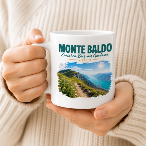 Tasse »Monte Baldo Zwischen Berg und Gardasee. 2.218 m«