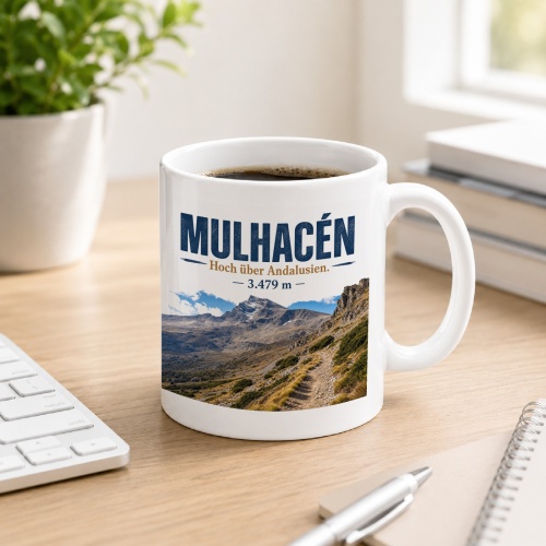 Tasse »Mulhacén Hoch über Andalusien....