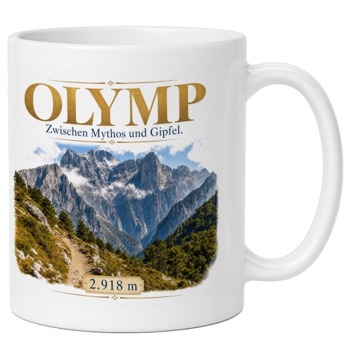 Tasse »Olymp Zwischen Mythos und Gipfel. 2.918...