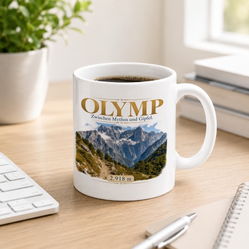 Tasse »Olymp Zwischen Mythos und Gipfel. 2.918...
