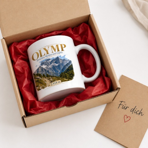 Tasse »Olymp Zwischen Mythos und Gipfel. 2.918 m«