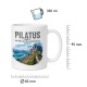 Tasse »Pilatus Fels über dem Vierwaldstättersee. 2132 m«