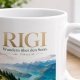 Tasse »Rigi Wandern über den Seen. 1798 m ü. M.«