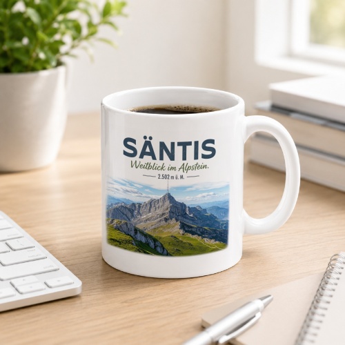 Tasse »Säntis Weitblick im Alpstein. 2.502 m...