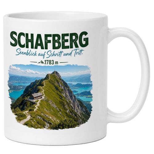 Tasse »Schafberg Seeblick auf Schritt und Tritt...