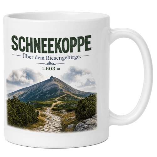 Tasse »Schneekoppe Über dem Riesengebirge...