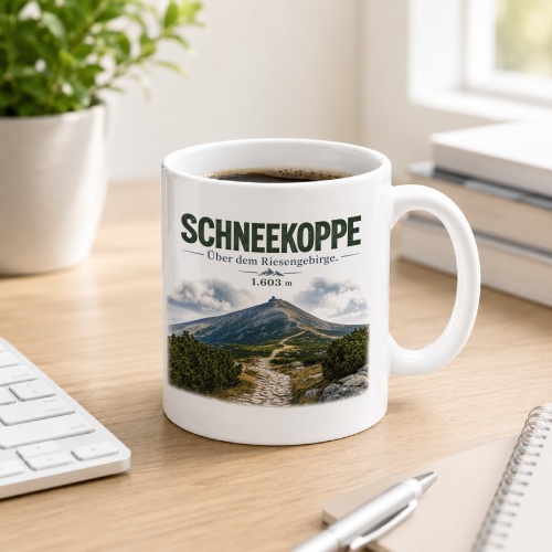 Tasse »Schneekoppe Über dem Riesengebirge...