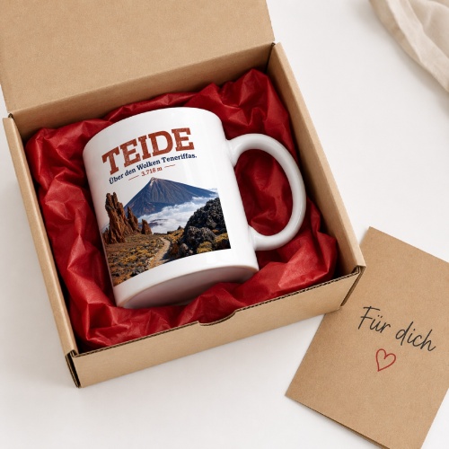 Tasse »Teide Über den Wolken Teneriffas. 3.718 m«