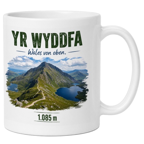Tasse »Yr Wyddfa – Wales von oben. 1.085...