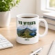 Tasse »Yr Wyddfa – Wales von oben. 1.085 m«