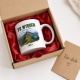 Tasse »Yr Wyddfa – Wales von oben. 1.085 m«