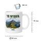 Tasse »Yr Wyddfa – Wales von oben. 1.085 m«
