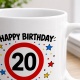 Tasse »Happy Birthday 20 Geburtstagskuchen-Ersatz zum 20.«