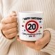 Tasse »Happy Birthday 20 Geburtstagskuchen-Ersatz zum 20.«