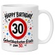 Tasse »Happy Birthday 30 Geburtstagskuchen-Ersatz zum 30.«