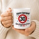 Tasse »Happy Birthday 30 Geburtstagskuchen-Ersatz zum 30.«