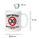 Tasse »Happy Birthday 30 Geburtstagskuchen-Ersatz zum 30.«