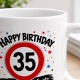 Tasse »Geburtstagskuchen-Ersatz zum 35.«