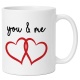Tasse »you & me«