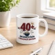 Tasse »40+ Jung genug für Unsinn.«