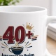 Tasse »40+ Jung genug für Unsinn.«