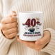 Tasse »40+ Jung genug für Unsinn.«