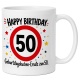 Tasse »Happy Birthday 50 Geburtstagskuchen-Ersatz zum 50.«