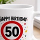 Tasse »Happy Birthday 50 Geburtstagskuchen-Ersatz zum 50.«