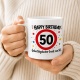 Tasse »Happy Birthday 50 Geburtstagskuchen-Ersatz zum 50.«