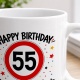 Tasse »Happy Birthday 55 Geburtstagskuchen-Ersatz zum 55.«