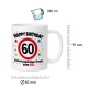 Tasse »Happy Birthday 60 Geburtstagskuchen-Ersatz zum 60.«
