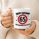 Tasse »Happy Birthday 65 – Geburtstagskuchen-Ersatz zum 65.«