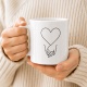 Tasse »Herz & Händchenhalten«