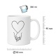 Tasse »Herz & Händchenhalten«