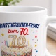 Tasse »Geburtstagskuchen-Ersatz zum 70.«