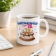Tasse »Geburtstagskuchen-Ersatz zum 75.«