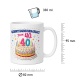 Tasse »Geburtstagskuchen-Ersatz zum 40.«