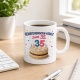 Tasse »Geburtstagskuchen-Ersatz zum 35.«