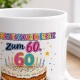 Tasse »Geburtstagskuchen-Ersatz zum 60.«