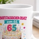 Tasse »Geburtstagskuchen-Ersatz zum 65.«
