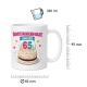 Tasse »Geburtstagskuchen-Ersatz zum 65.«