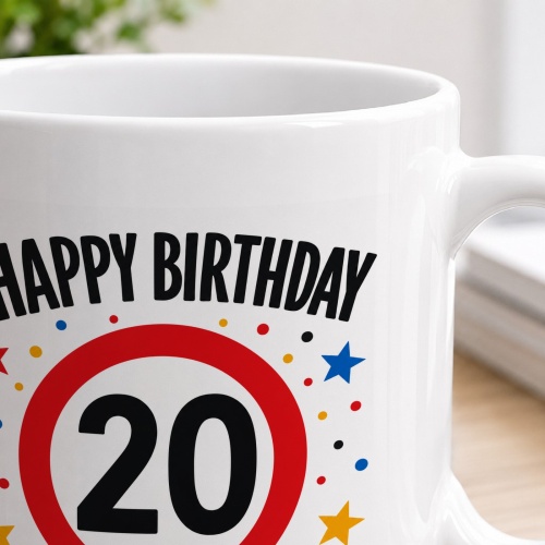 Tasse »Happy Birthday 20«